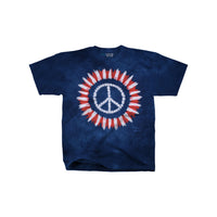 Thumbnail for Peace Concentric Tie-Dye T-Shirt