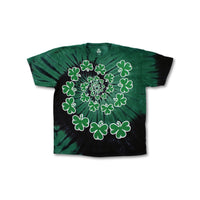 Thumbnail for Shamrock Spiral Youth Tie-Dye T-Shirt