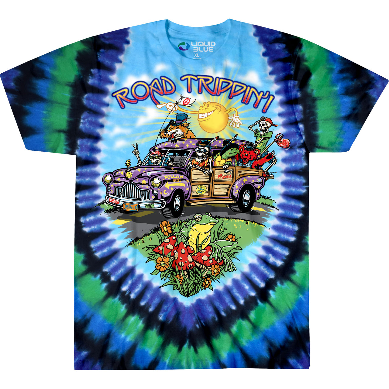 Road Trippin' Tie-Dye T-Shirt