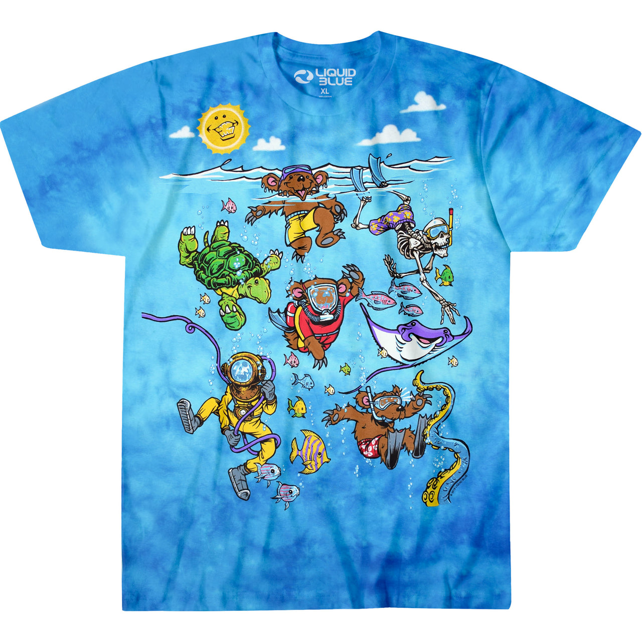 Sea Swimming Tie-Dye T-Shirt