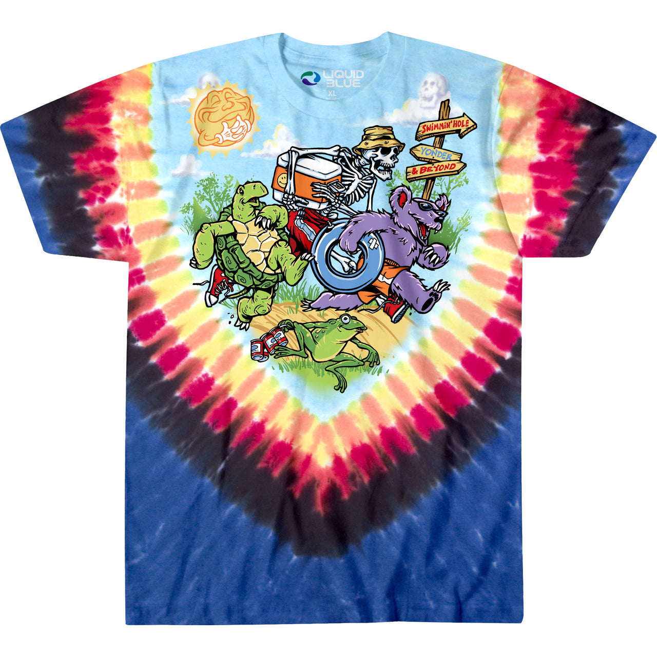 Tubin' Tie-Dye T-Shirt
