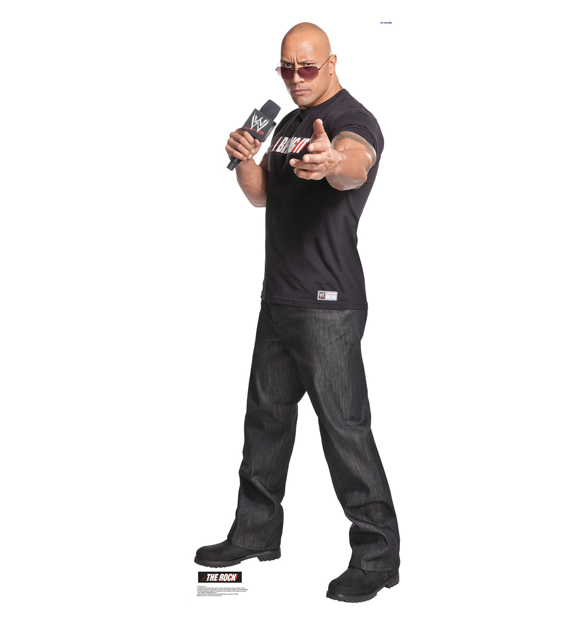 The Rock Life-Size Cardboard Cutout