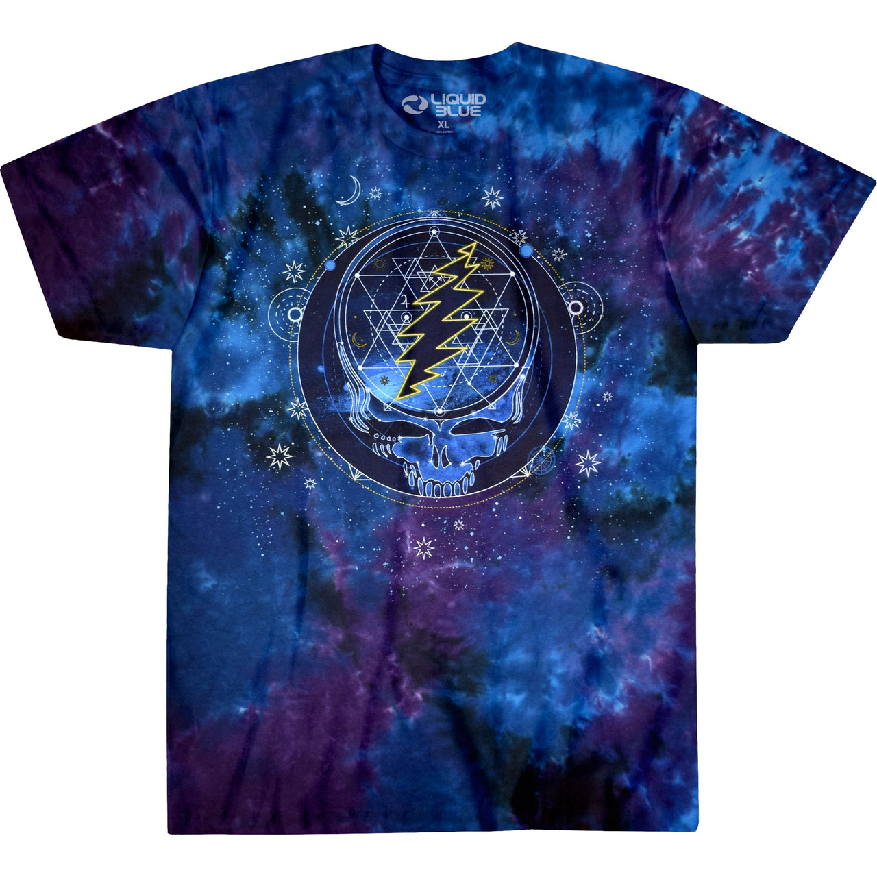 Mystical Stealie Tie-Dye T-Shirt