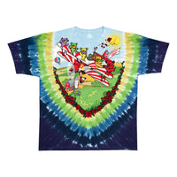 Thumbnail for Bi-Plane Bears Youth Tie-Dye T-Shirt