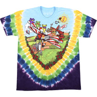 Thumbnail for Bi-Plane Bears Tie-Dye T-Shirt
