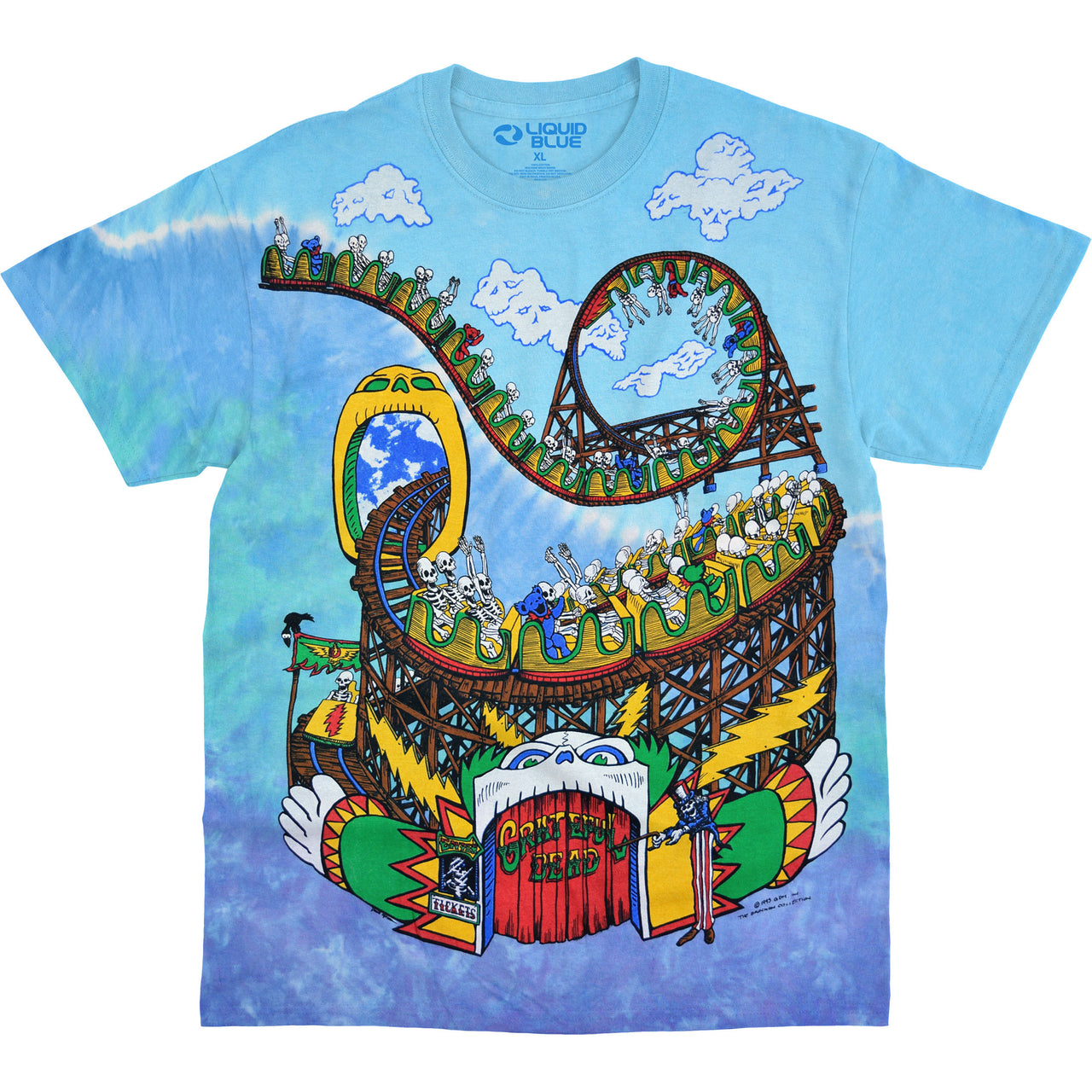 Amusement Park Tie-Dye T-Shirt