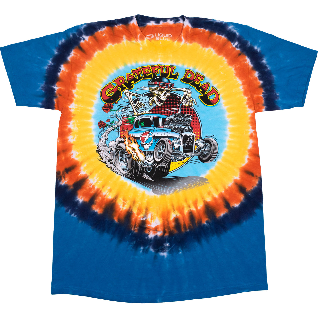 Steal Your Hot Rod Tie-Dye T-Shirt