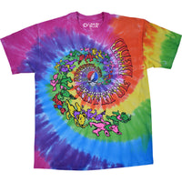 Thumbnail for Spiral Trippy Bears Tie-Dye T-Shirt