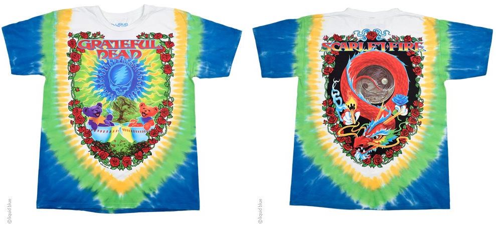 GRATEFUL DEAD - SCARLET FIRE T-SHIRT