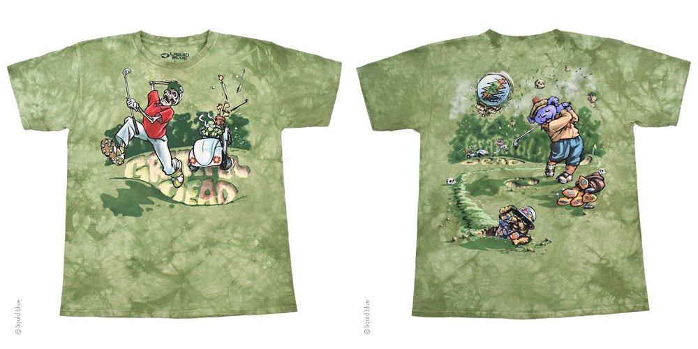 Grateful Dead Dead Golf Tie-Dye T-Shirt