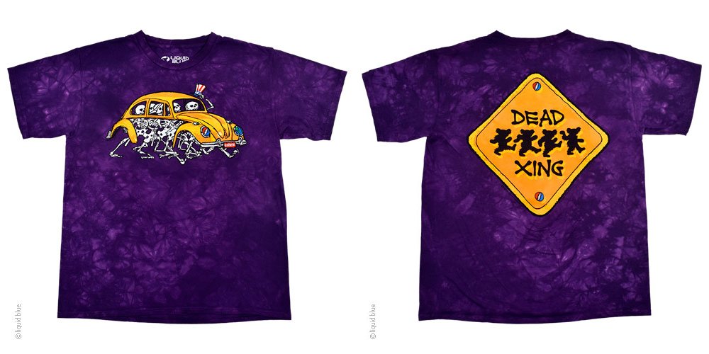 Grateful Dead Bug Truckin' Tie-Dye T-Shirt