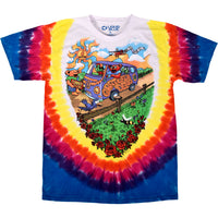 Thumbnail for Summer Tour Bus Tie-Dye T-Shirt