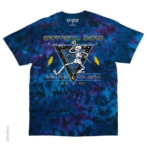 Grateful Dead New Years Eve 1987 Tie-Dye T-Shirt
