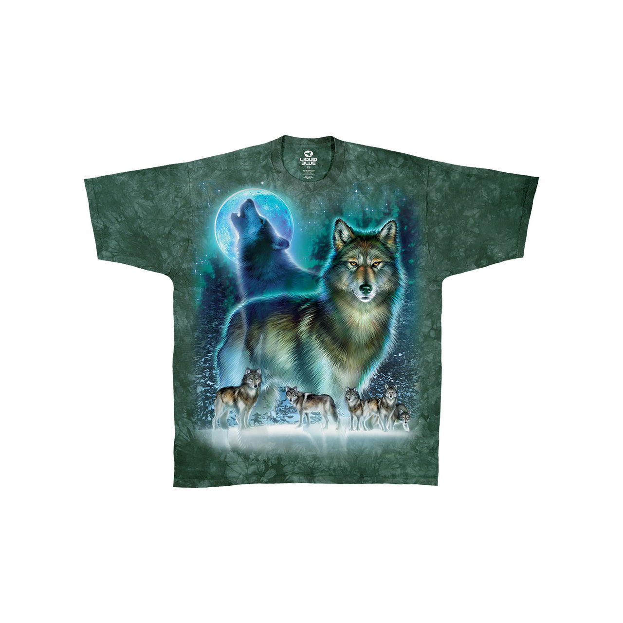 Wolf Moon Tie-Dye T-Shirt