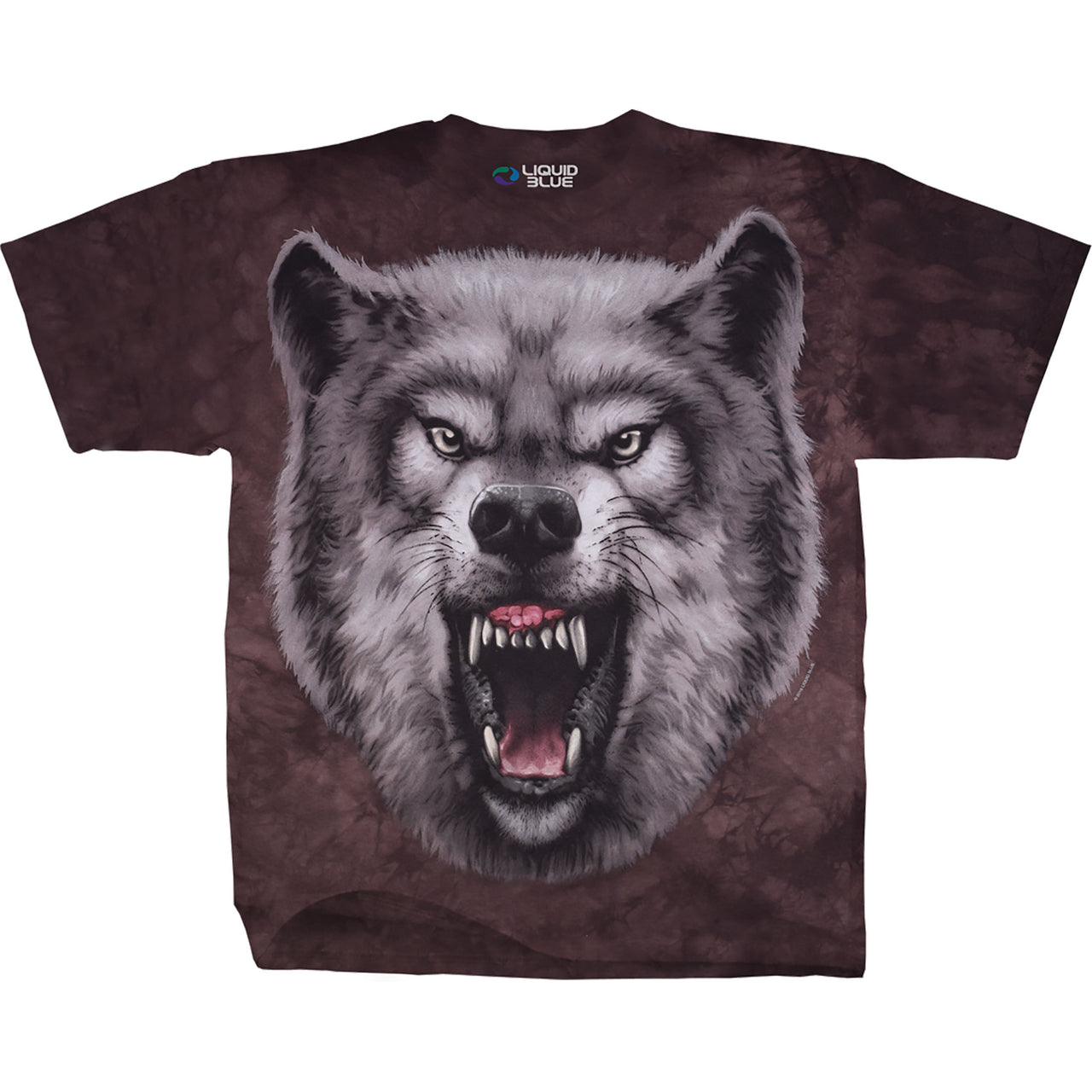 Roaring Wolf Tie-Dye T-Shirt