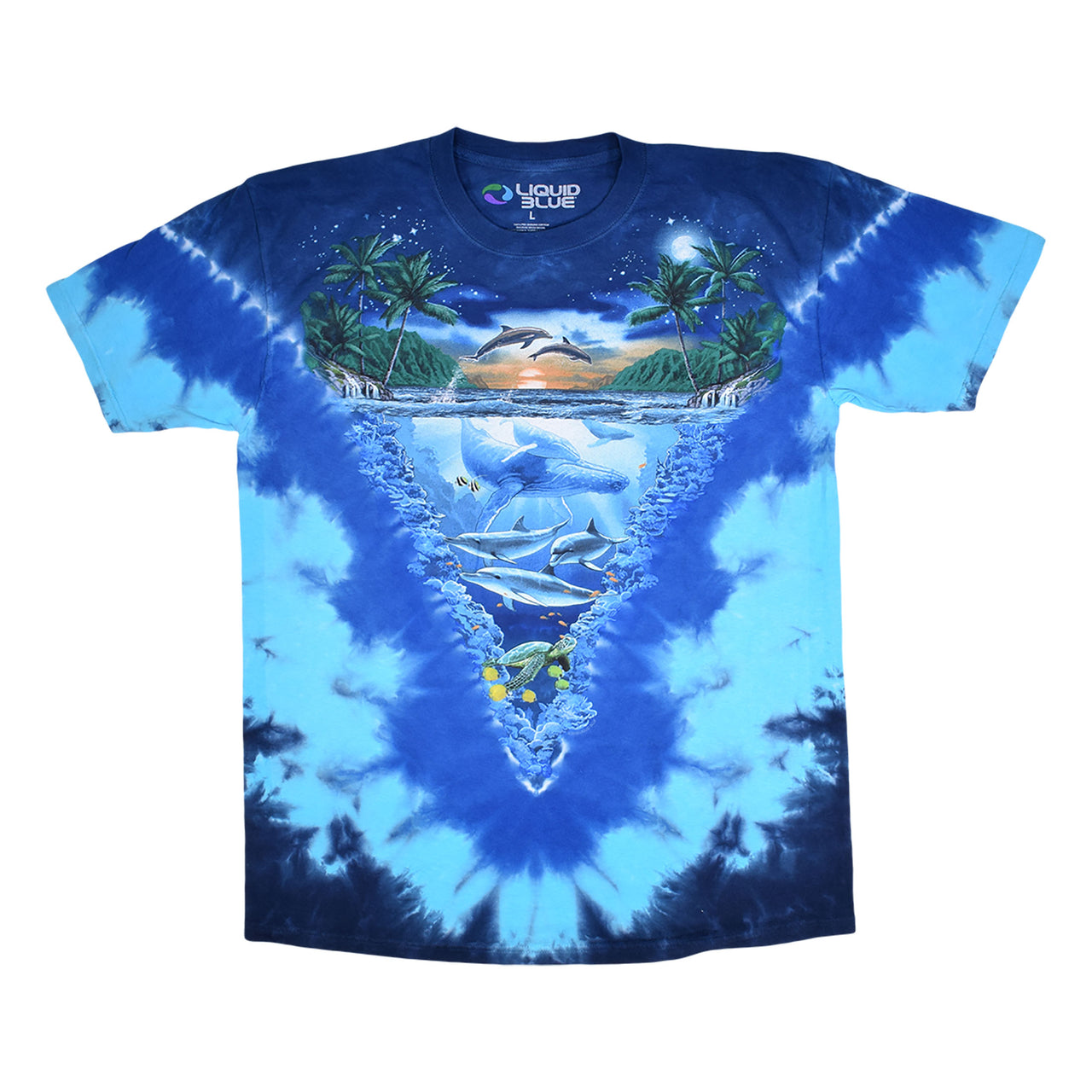 Night Time Dive Tie-Dye T-Shirt