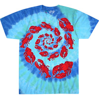 Thumbnail for Lobster Spiral Tie-Dye T-Shirt