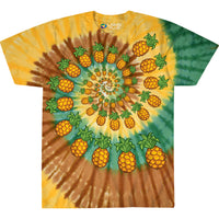 Thumbnail for Pineapple Spiral Tie-Dye T-Shirt
