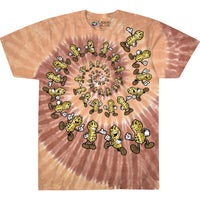 Thumbnail for Peanut Spiral Tie-Dye T-Shirt