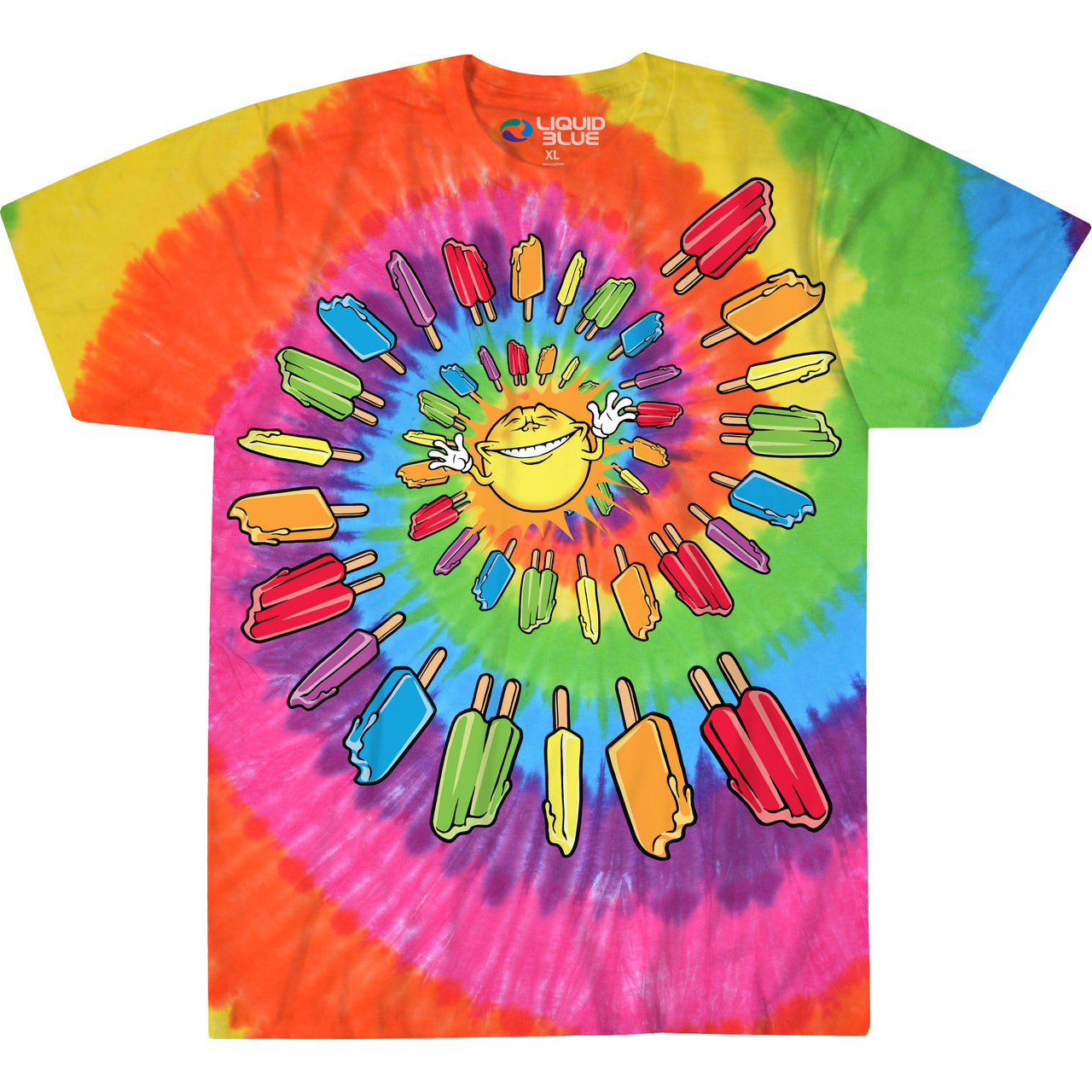 Popsicle Spiral Tie-Dye T-Shirt