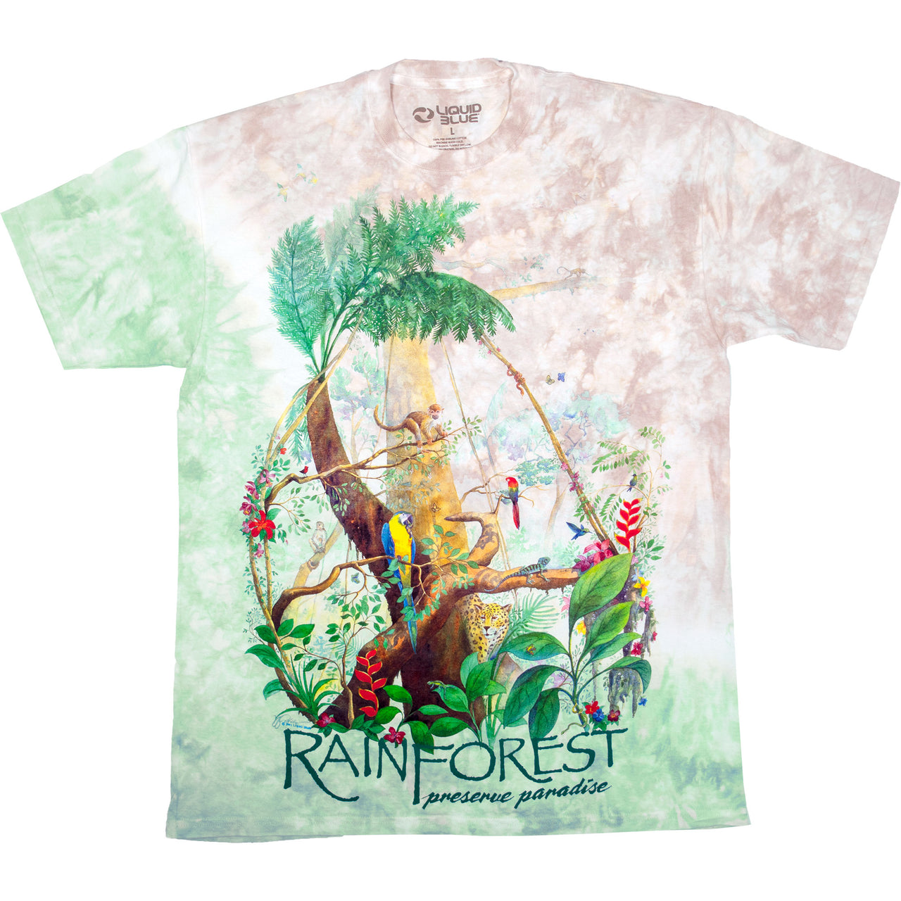Rainforest Tie-Dye T-Shirt