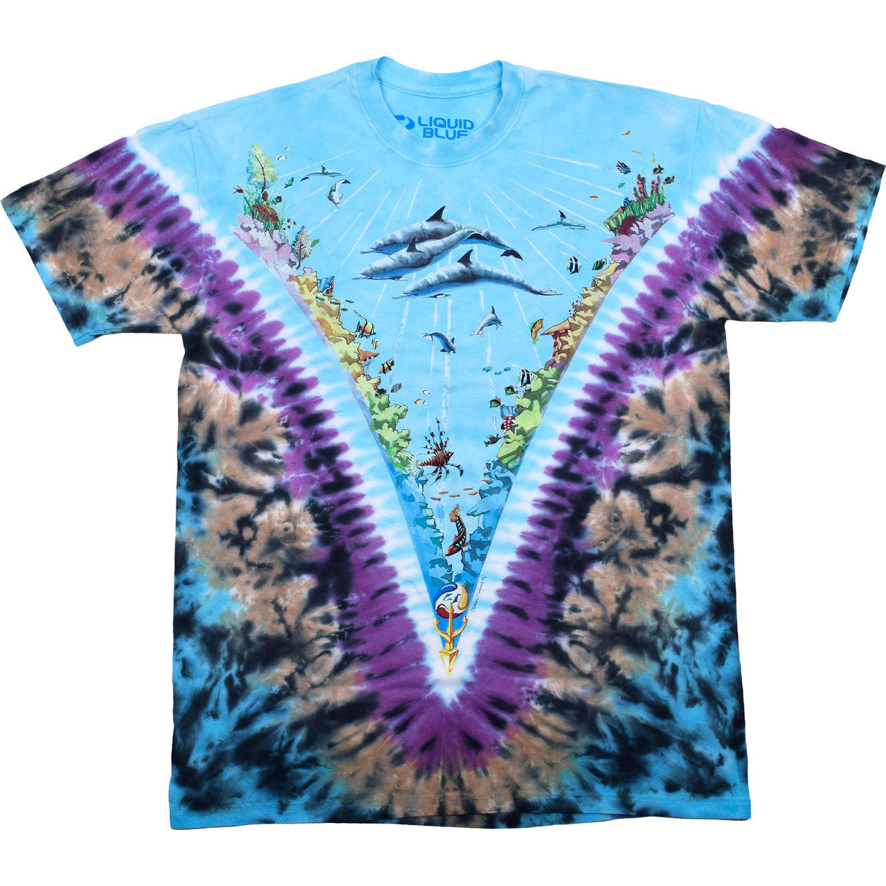 Underwater Tie-Dye T-Shirt