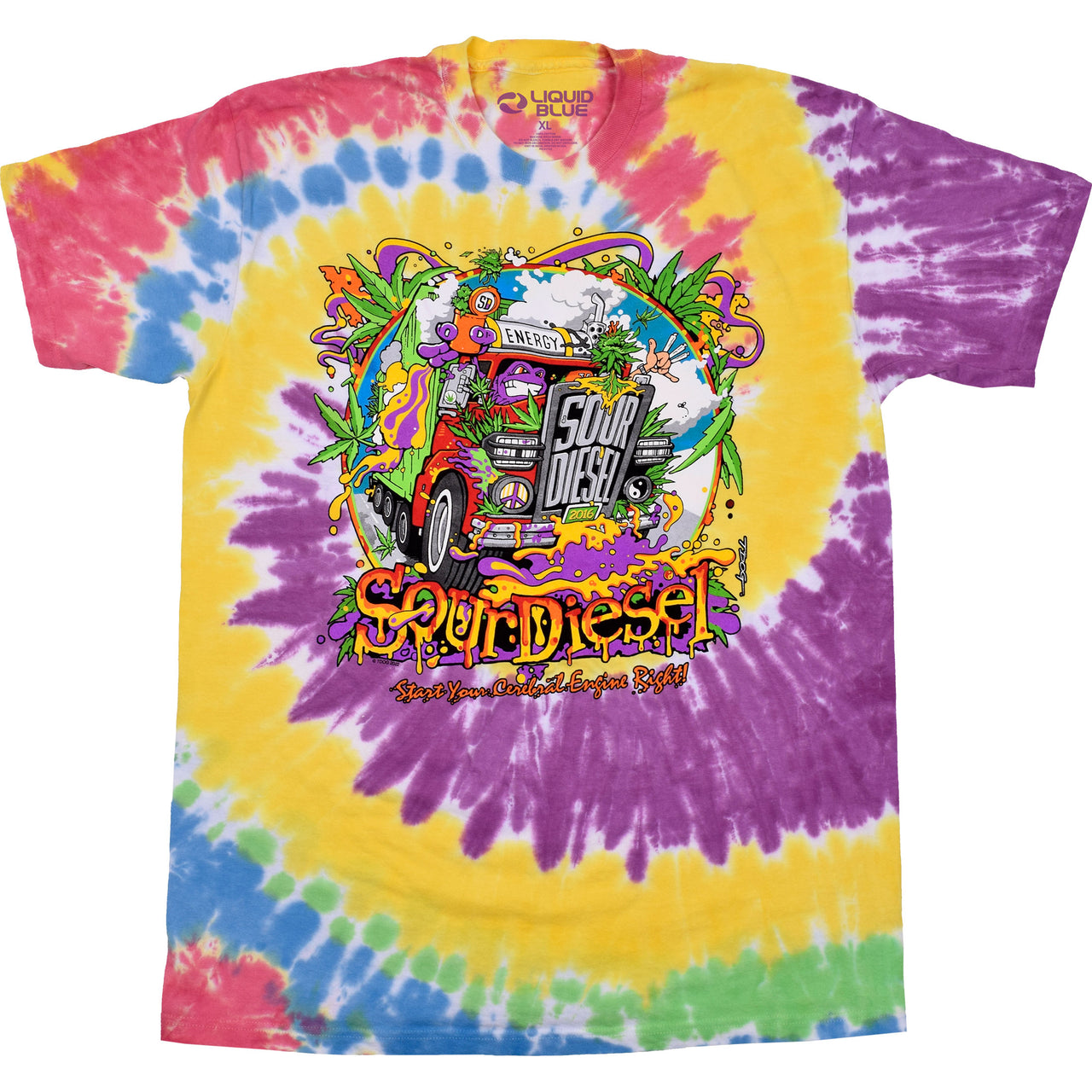Sour Diesel Tie-Dye T-Shirt