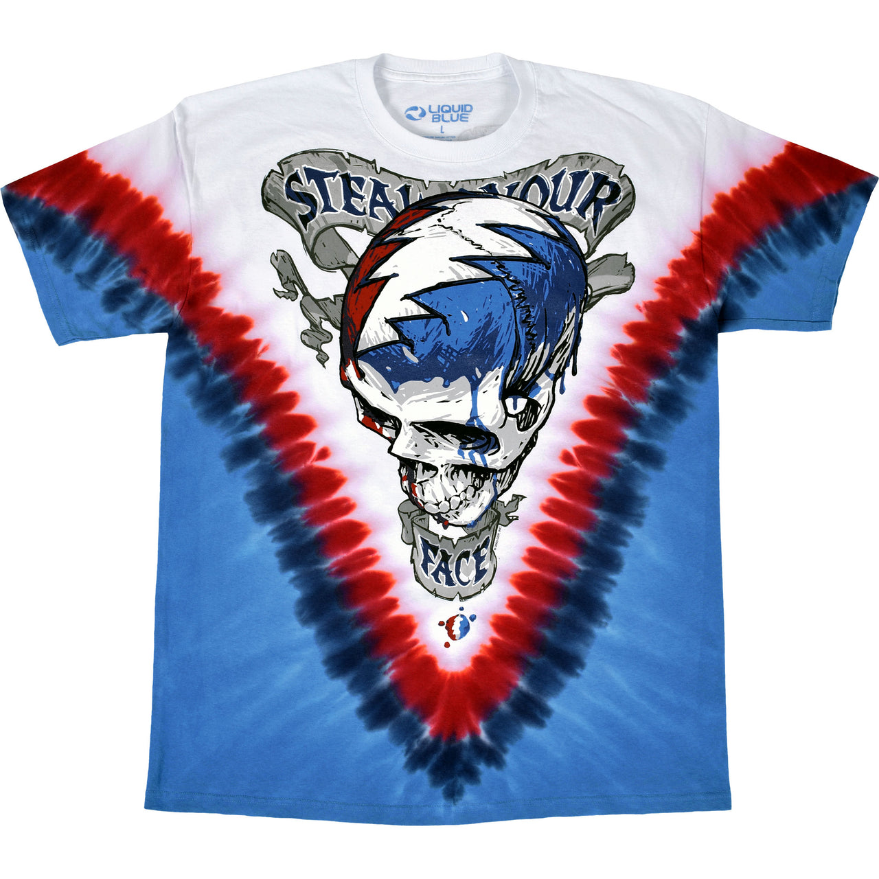 Steal Your Face Vdye Tie-Dye T-Shirt