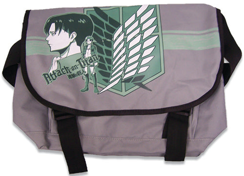 ATTACK ON TITAN - LEVI GREEN MESSENGER BAG
