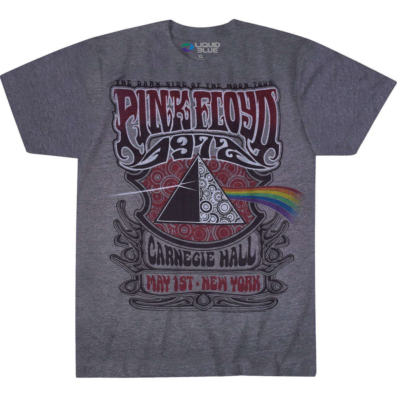 Carnegie Hall Dark Heather Poly-Cotton T-Shirt