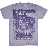 Thumbnail for Pink Floyd Live Heather Grey Poly-Cotton T-Shirt