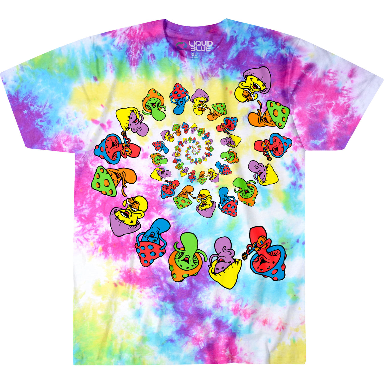 Spiral Shrooms Tie-Dye T-Shirt