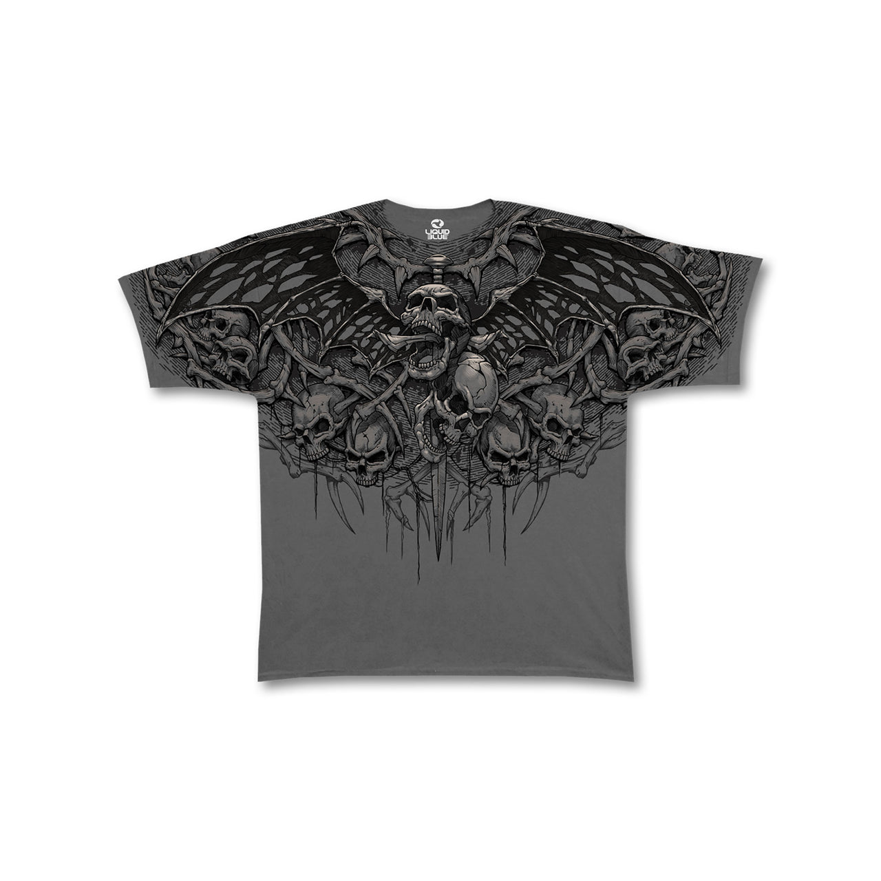 Crypt Caller Grey Athletic T-Shirt