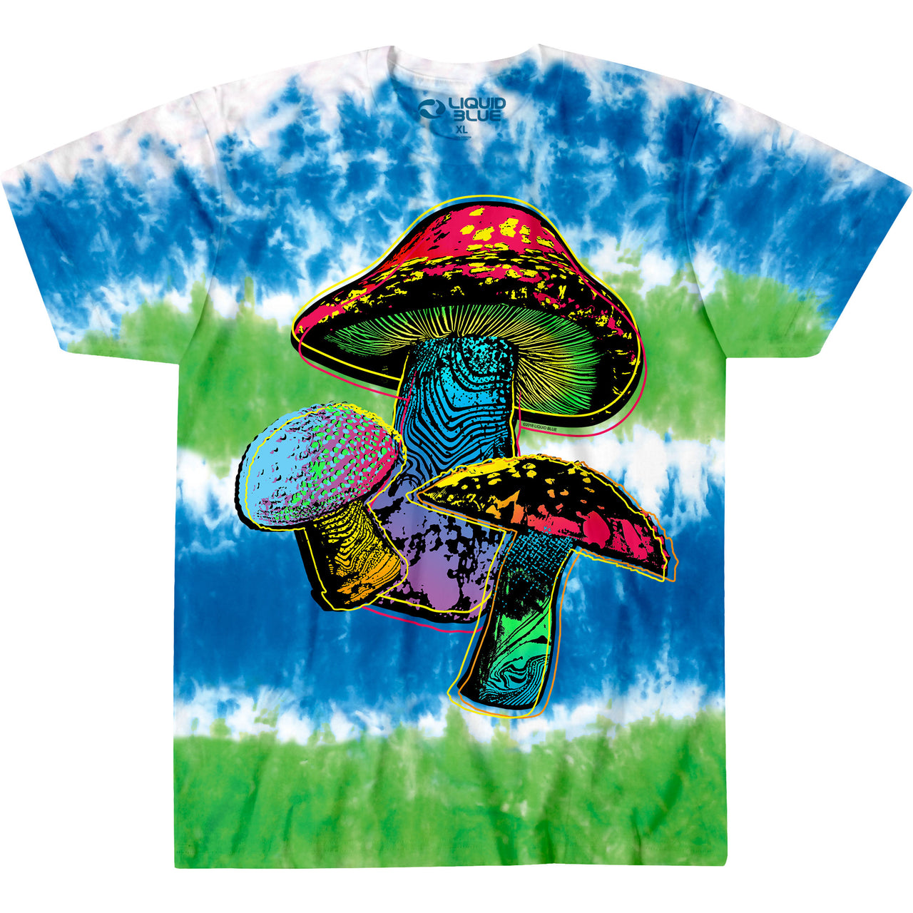 Psychedelic Shrooms Tie-Dye T-Shirt