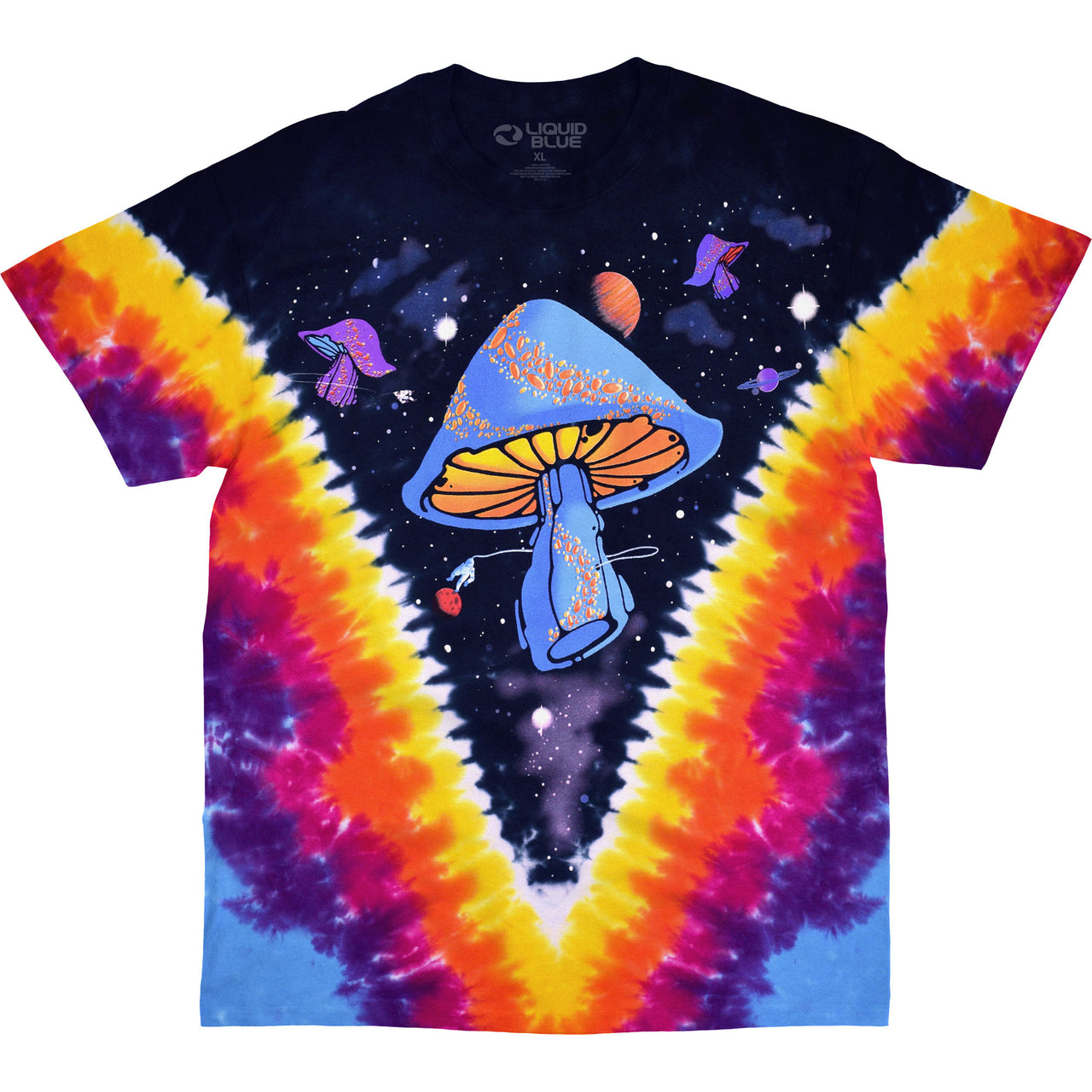 Space Shrooms Tie-Dye T-Shirt