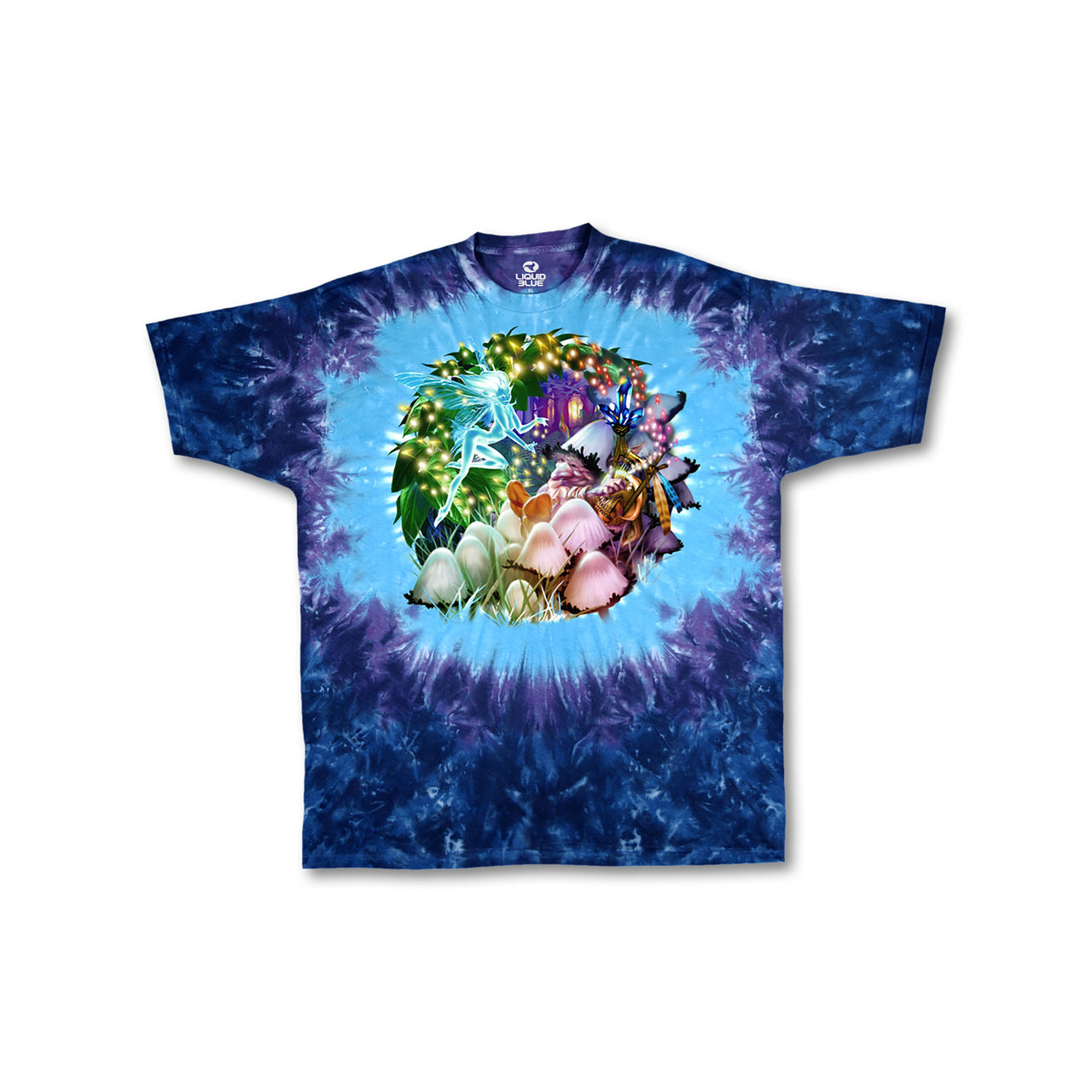 Mushroom Garden Tie-Dye T-Shirt