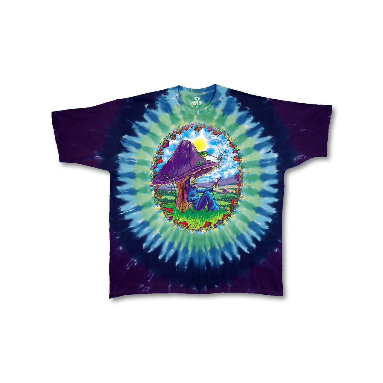 Mushroom Haven Tie-Dye T-Shirt