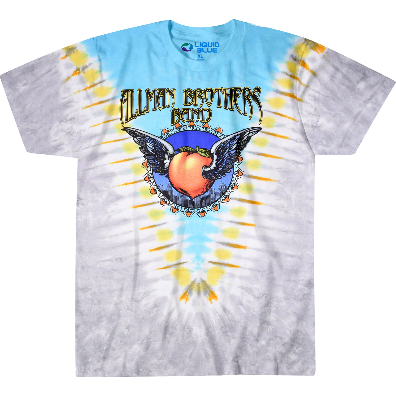 Flying Peach V Tie-Dye T-Shirt