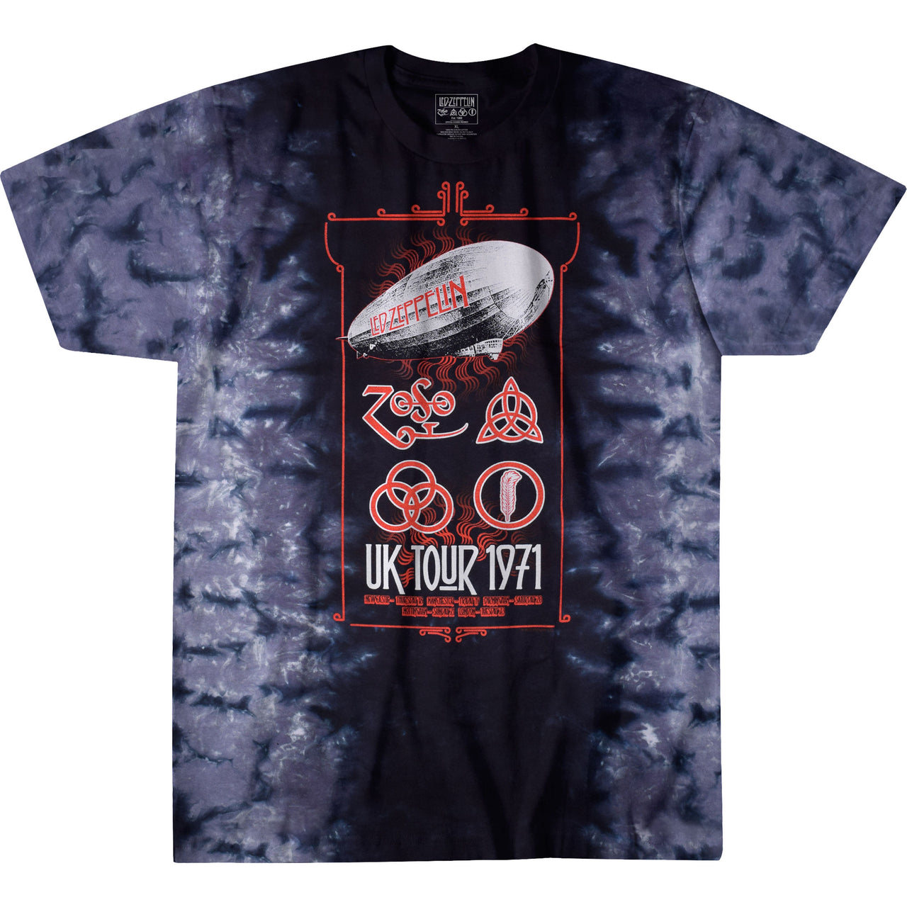 Uk Tour 1971 Tie-Dye T-Shirt