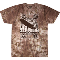 Thumbnail for Zeppelin Poster Tie-Dye T-Shirt