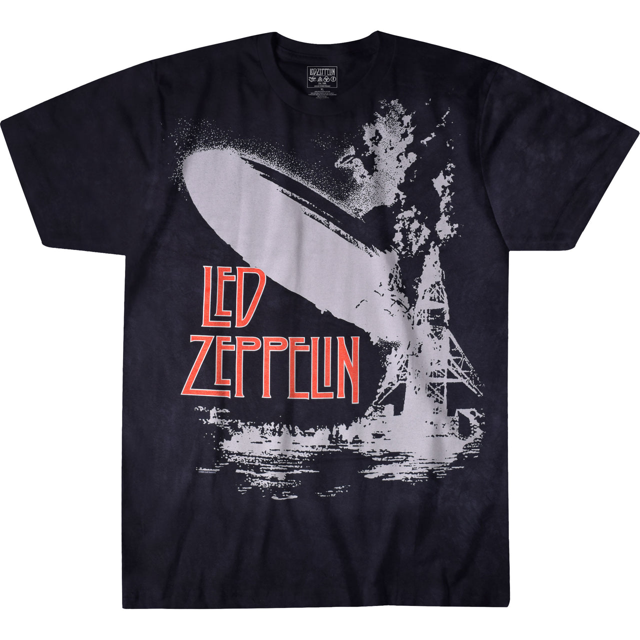 Exploding Zeppelin Tie-Dye T-Shirt