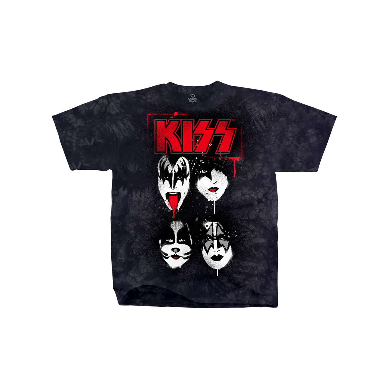KISS Faces Tie-Dye T-Shirt