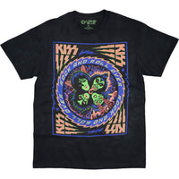 Thumbnail for KISS Blacklight Tie-Dye T-Shirt
