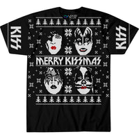 Thumbnail for Merry KISSmas Black T-Shirt