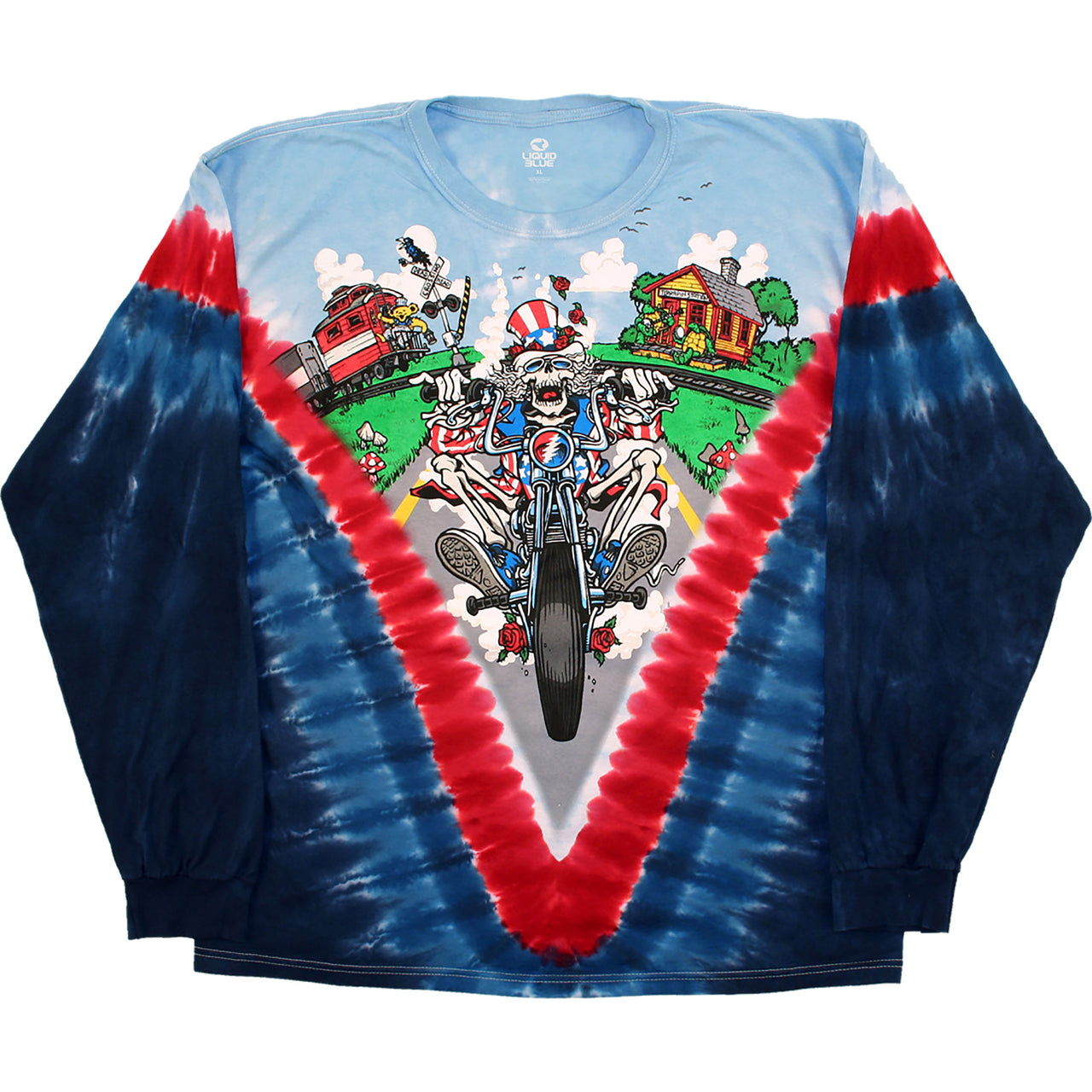 Moto Sam Tie-Dye Long Sleeve T-Shirt