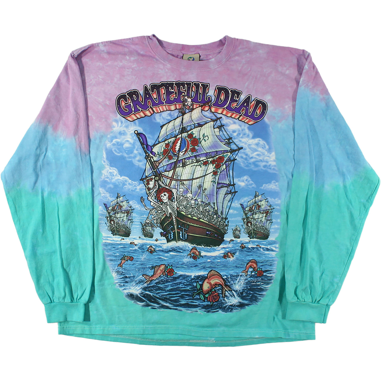 Ship Of Fools Tie-Dye Long Sleeve T-Shirt
