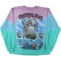 Thumbnail for Ship Of Fools Tie-Dye Long Sleeve T-Shirt