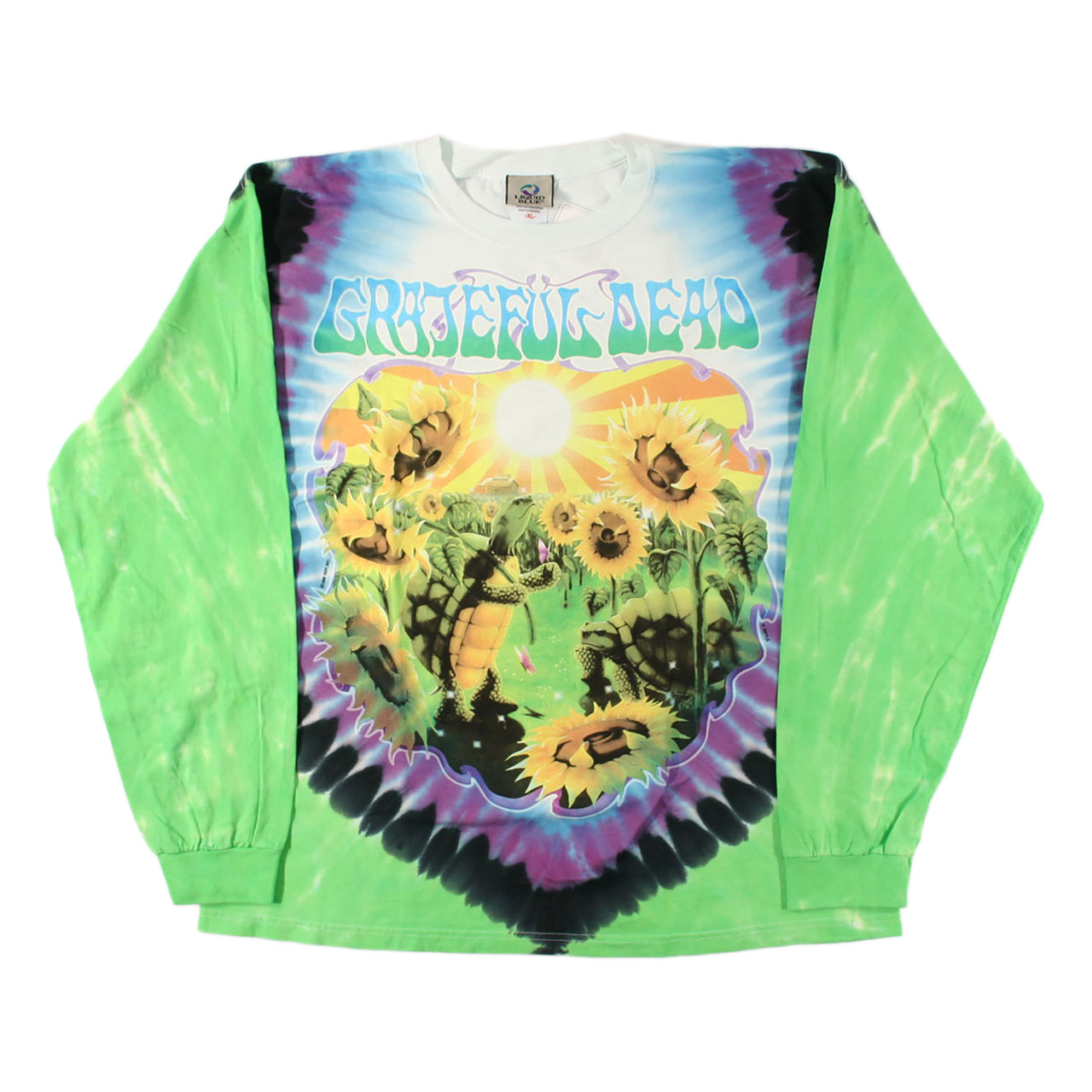 Sunflower Terrapin Tie-Dye Long Sleeve T-Shirt