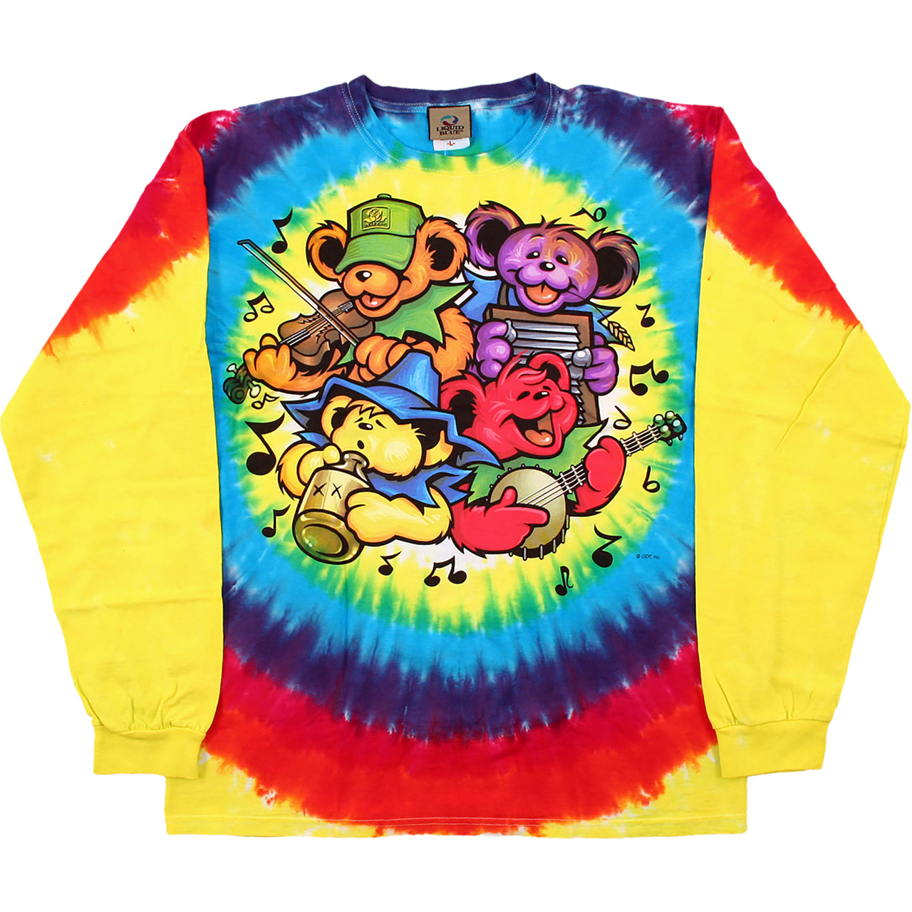 Bear Jamboree Tie-Dye Long Sleeve T-Shirt