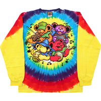 Thumbnail for Bear Jamboree Tie-Dye Long Sleeve T-Shirt